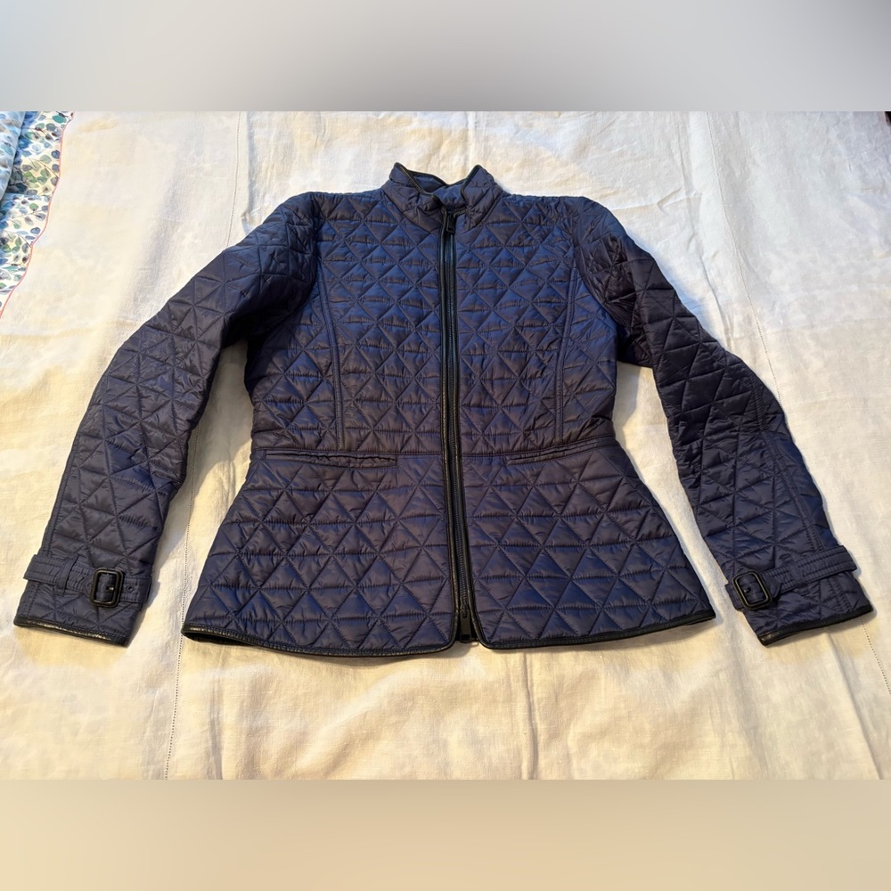 Burberry Brit Women's Quilted Jacket - Navy